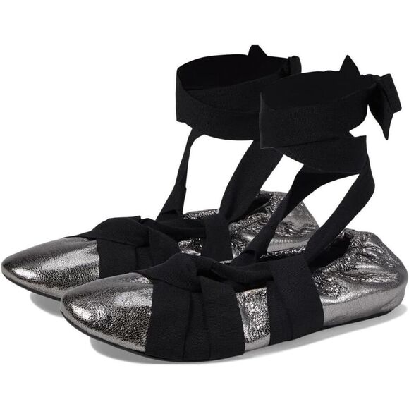 New Free People Cece Wrap Ballet Flats Size 7 - Picture 4 of 12